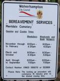 Merridale Municipal Cemetery, Wolverhampton